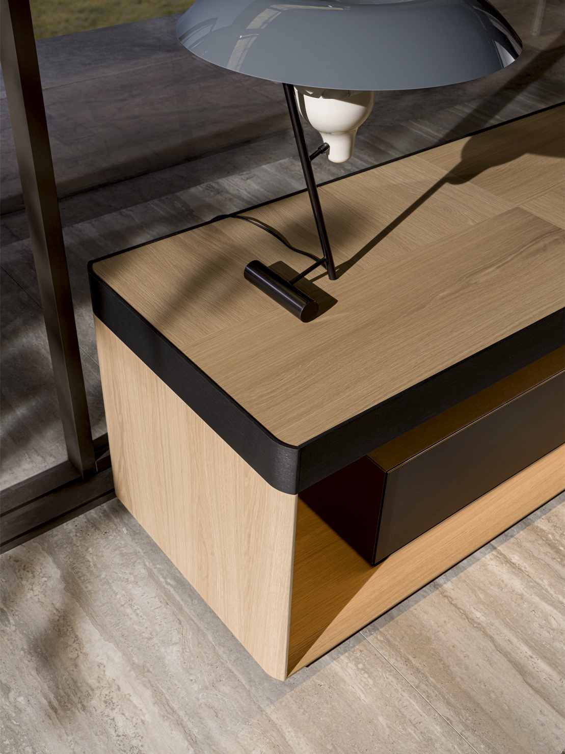 Фото 3 - Тумба под телевизор Living box бежевая 